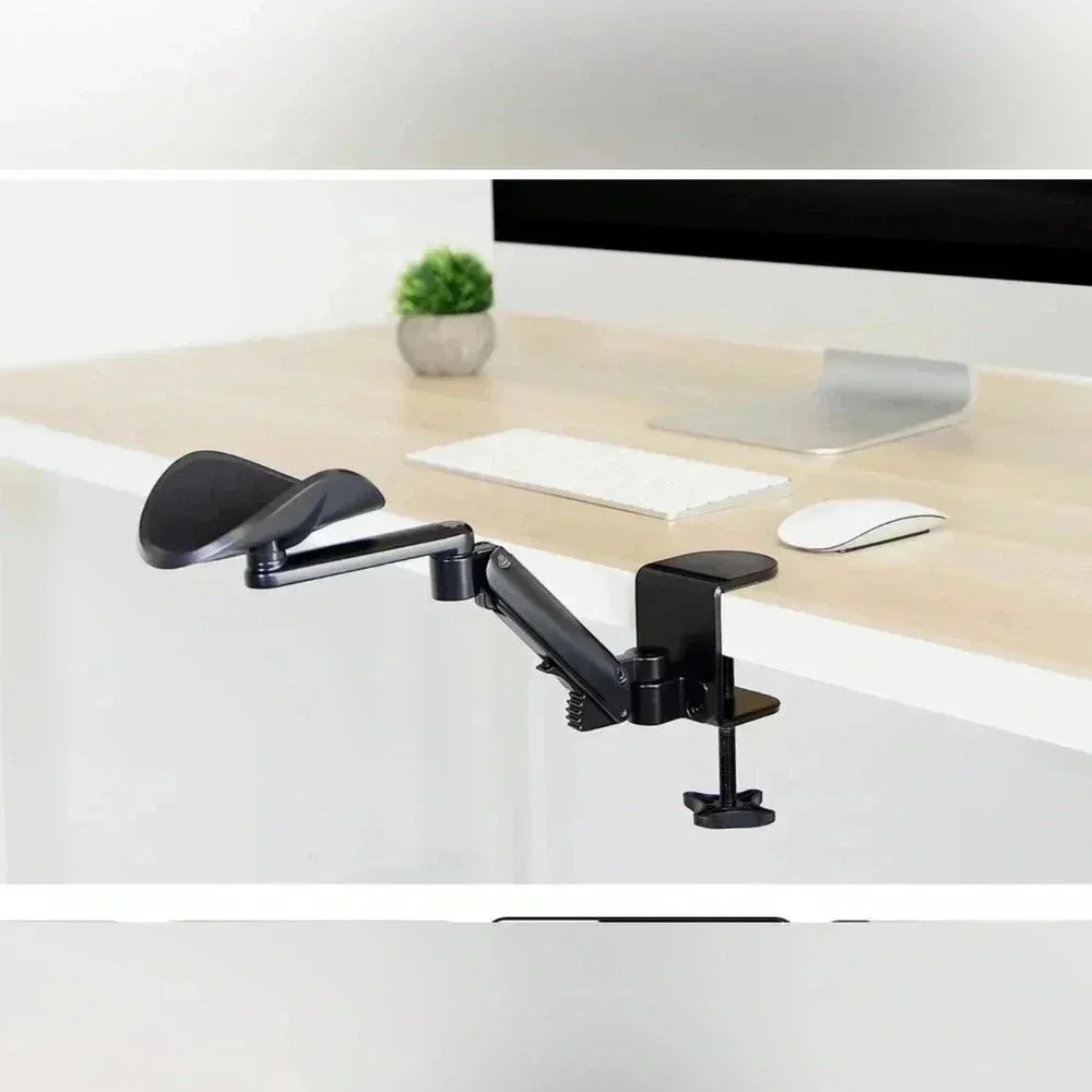 Desk‎ Elbow Support Frame ergonomic adjustable moveable Rotates NEW